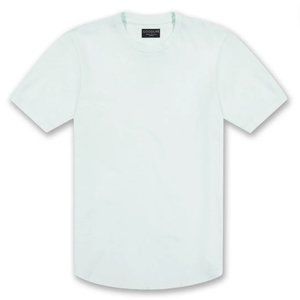 GOODLIFE NWT Sun-Faded Linen Scallop Crew - Cool Blue (Medium)